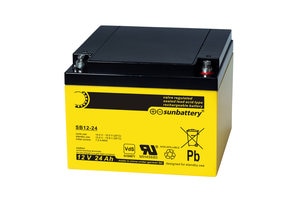 018006 | Batteries 12VCC/24AH pour ECS IQ8Control, ECS 8000 M ou FLexESControl (FX 10 et FX 18)
